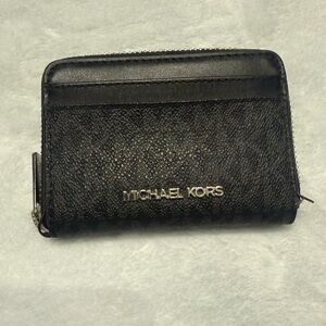 Michael Kors Black Textured Wallet